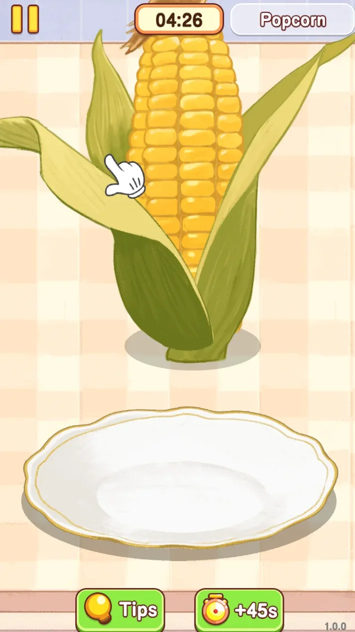 Close-up corn cob with green husk leaves ready to remove