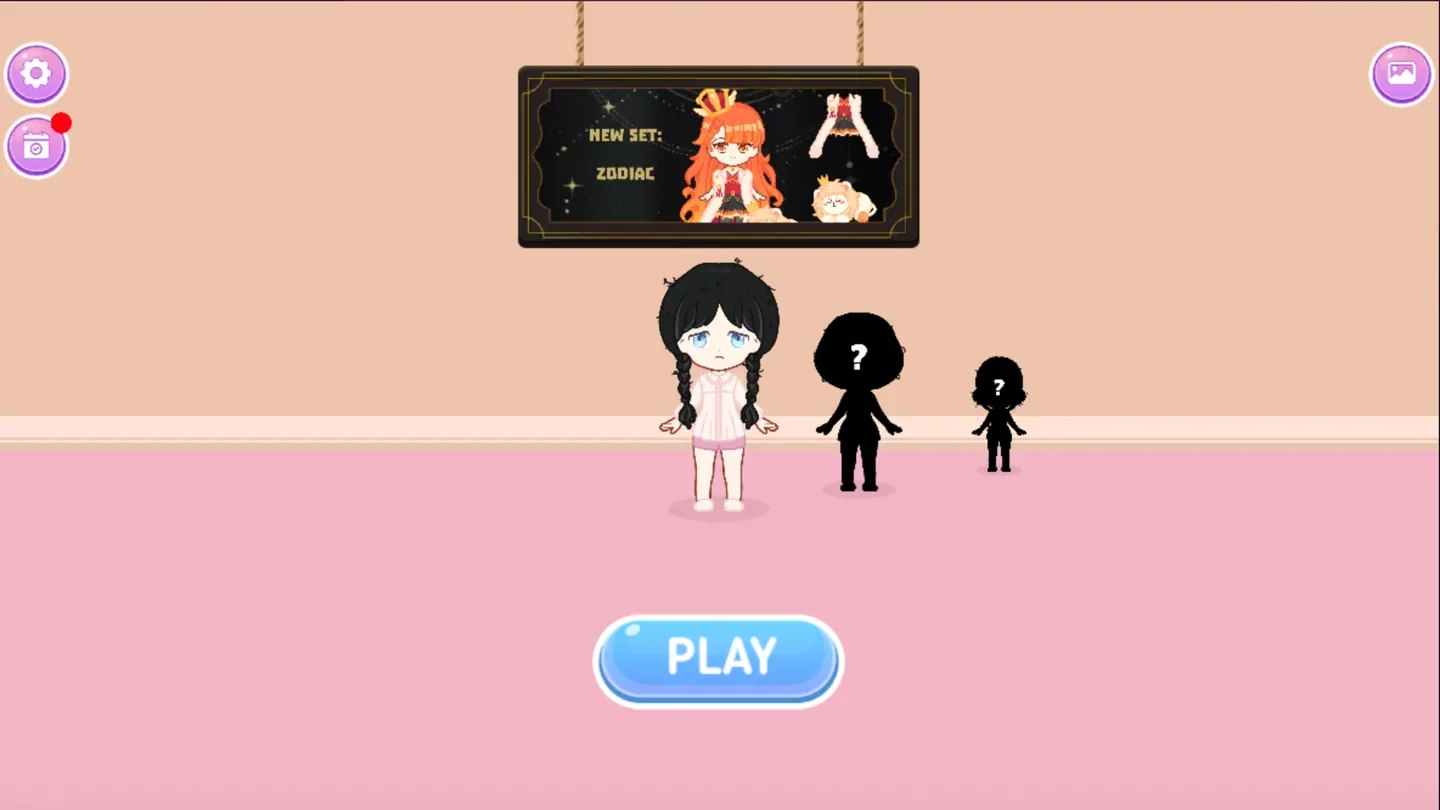 Magic Princess home screen spread across a landscape desktop play area