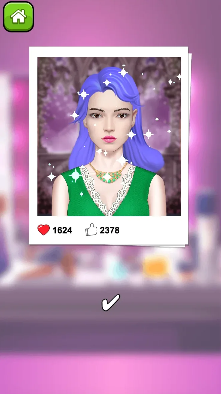 Completed foundation and lipstick look from Level 3